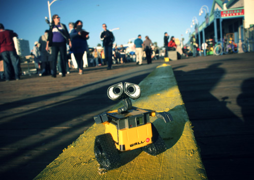 Wall-E on the Beach 1