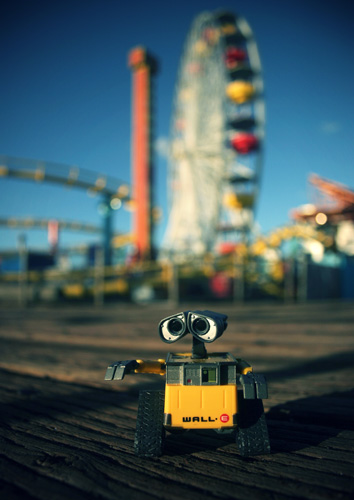 Wall-E on the Beach 1