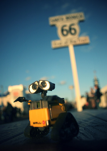 Wall-E on the Beach 1